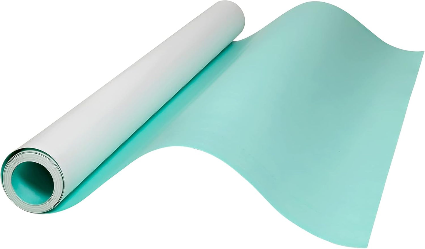 Manila Paper Roll for Pattern Making - 2X (0.11") Thick, White and Green Oak Tag Pattern Paper, Ideal for Preserving Your Designs (10 Yards X 48")