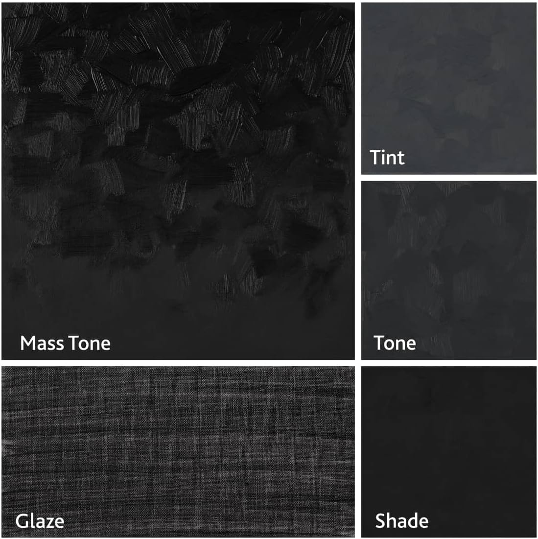 Tusc & Pine Artist Oil Paint - Mars Black, 40 ml, Non-Yellowing, Rich & Creamy Consistency, Maximum Pigment Load, Small Batch Milled Oil Paints Made in the USA for Professional Artists