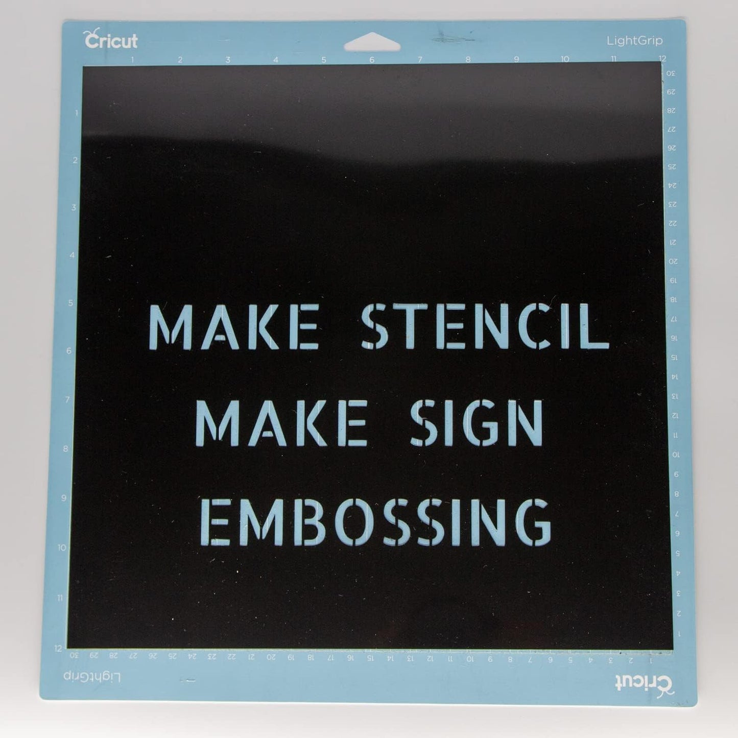 Opaque Black Plastic Sheets, 7.5mil (.0075") 12” X 12” Craft PET Film, PET Stencil Material, Glossy and Flexible Plastic Sheet for Crafts, Cricut, Silhouette Cameo, Sign Makers (10 Pack)