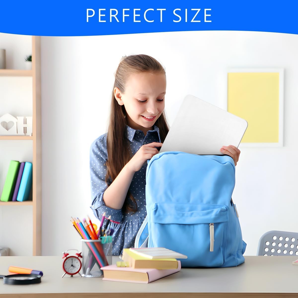 Small White Board, 9 x 12 Dry Erase Board, 2 Mini Double Sided Portable Whiteboards, Lapboard, Small Dry Erase Board for Kids, Office and Classroom