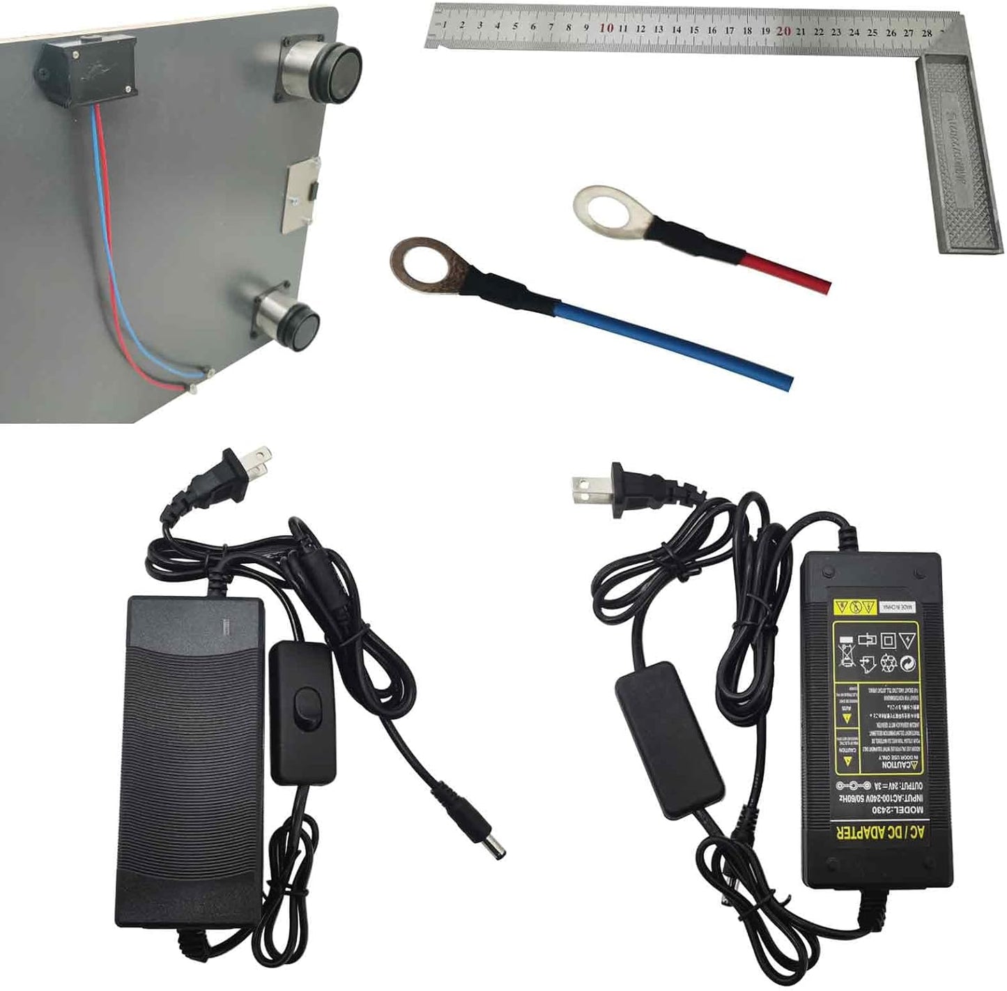 110V Hot Wire Foam Cutter, 22.8" x 15", 72W Professional Heat Cutting Machine for Foam, Sponge, EPE, Ribbon, KT Board, Adjustable Angle