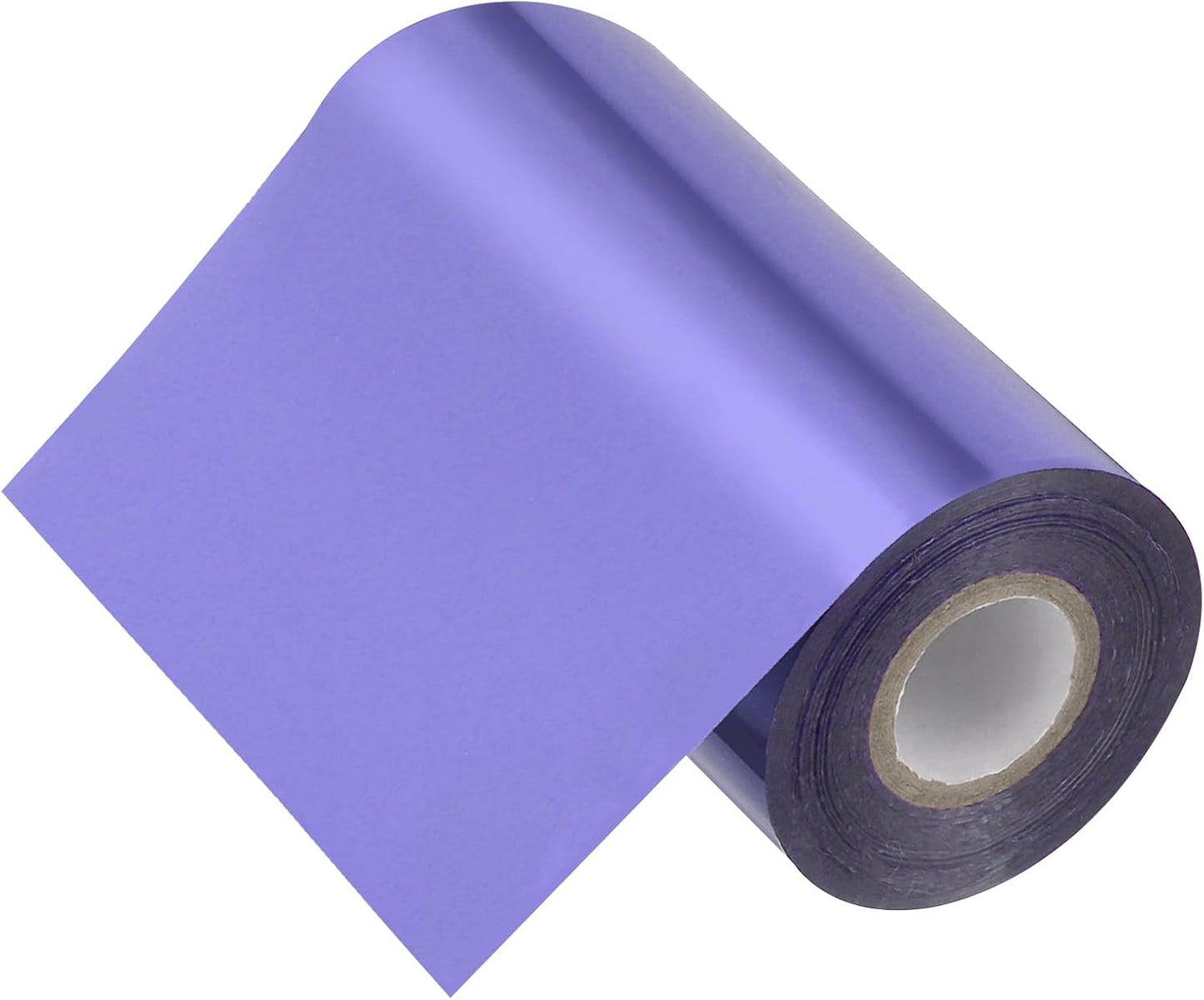 PATIKIL 5"x400Ft Hot Stamping Foil Paper, Heat Transfer Hot Stamping Paper Foil Roll for Leather DIY Logo Decor Craft Gift Package Scrapbook Card, Light Purple