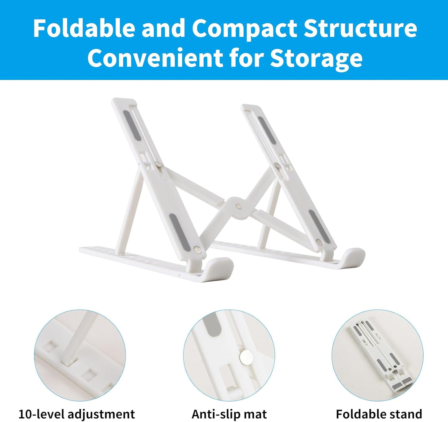 A4 Light Pad with Foldable Stand, UL Certified Adapter, 8000 Lux Super Bright Ultra Thin Pad for Cricut Weeding Vinyl, Artist Drawing Light Box/Board/Table for Tracing, Sketching - White