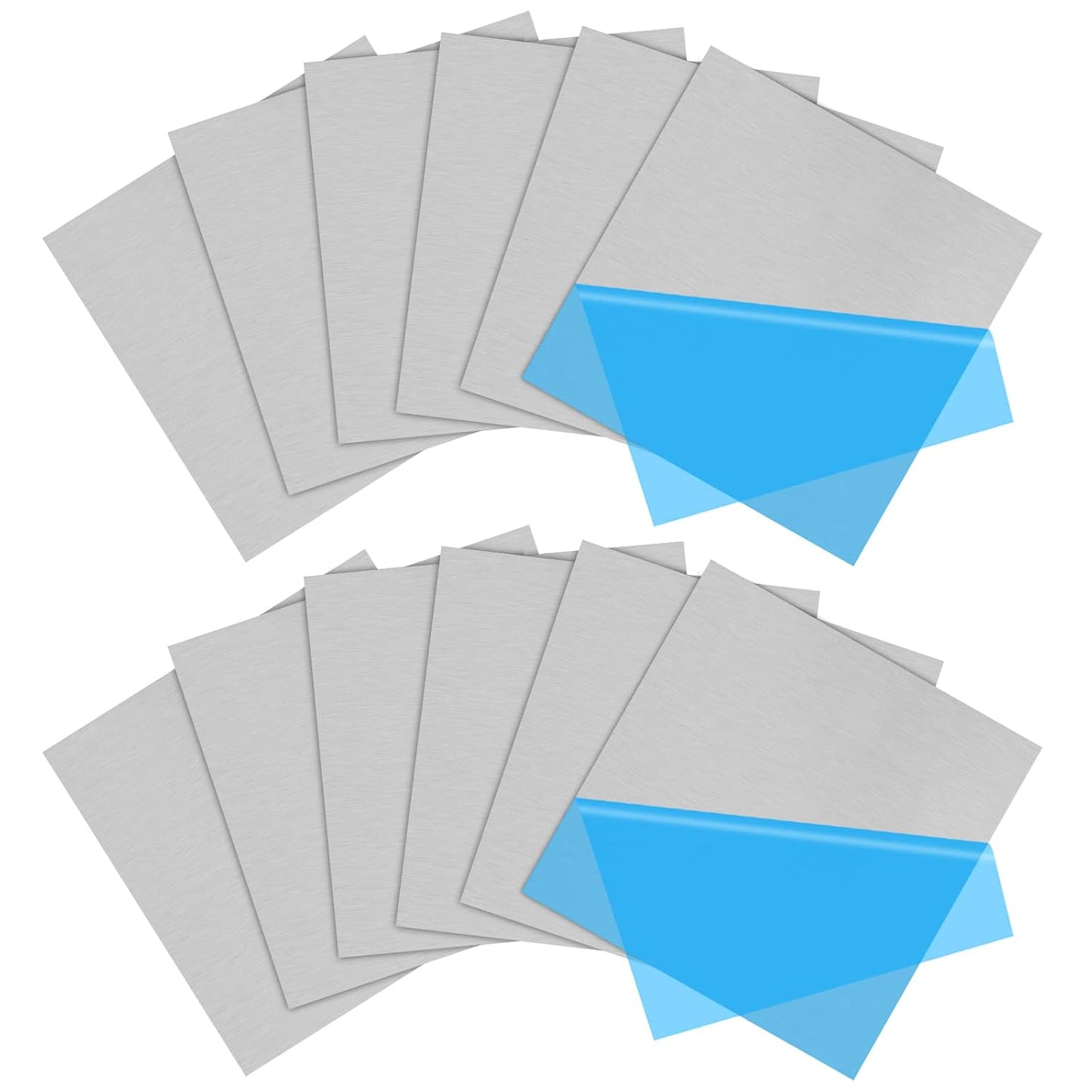 Welding Kit 12Pack 6061 T651 Small Aluminum Sheet Metal 2" X 2" X 0.125Inch Flat Plain 3MM Aluminum Plate Weld Practice kit for MIG, TIG, Stick, Arc, Gas, Brazing, Welding Practice Kit for Beginners