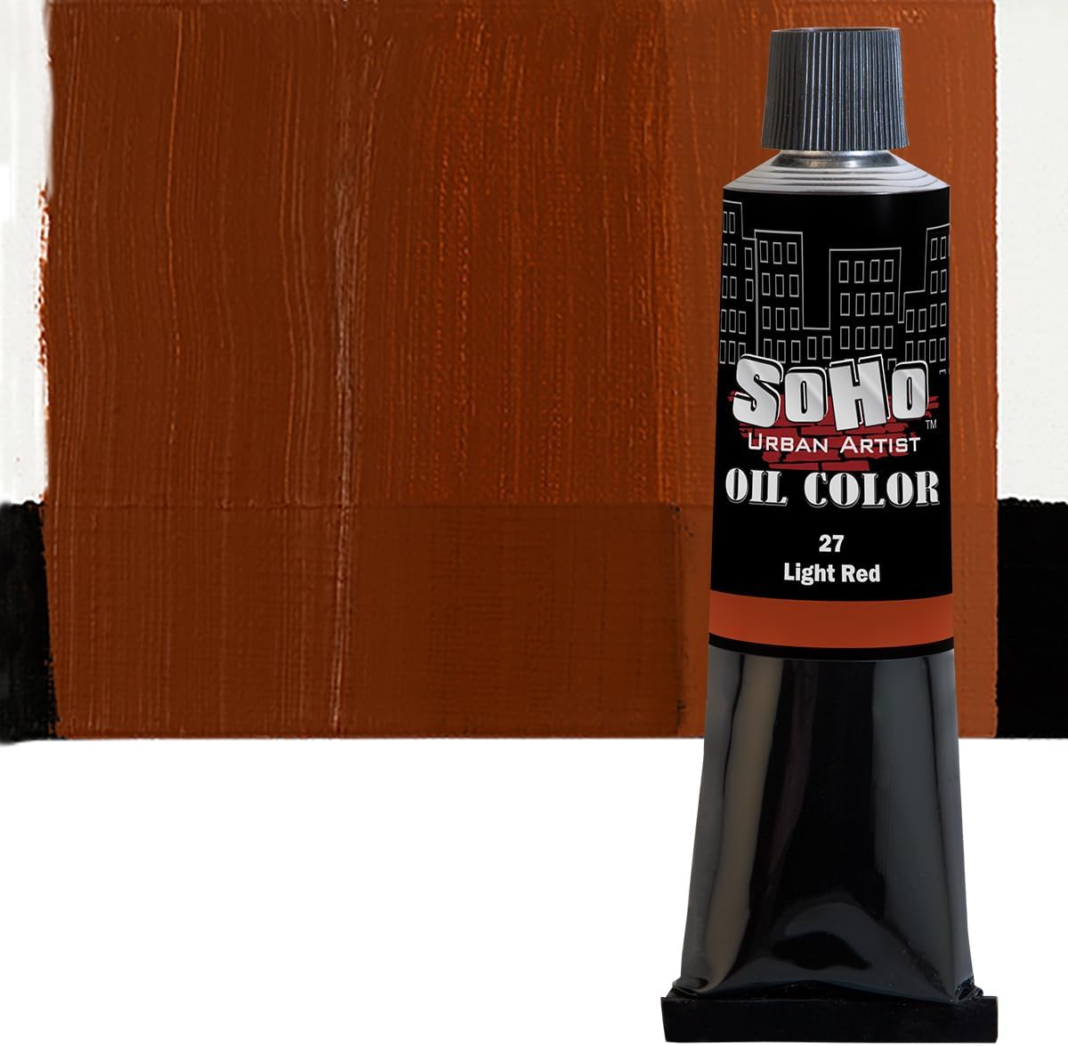 Soho Urban Artist Oil Paint - Light Red, 170 ml Tube - Best Valued Oil Colors for Painting, Excellent Pigment Load