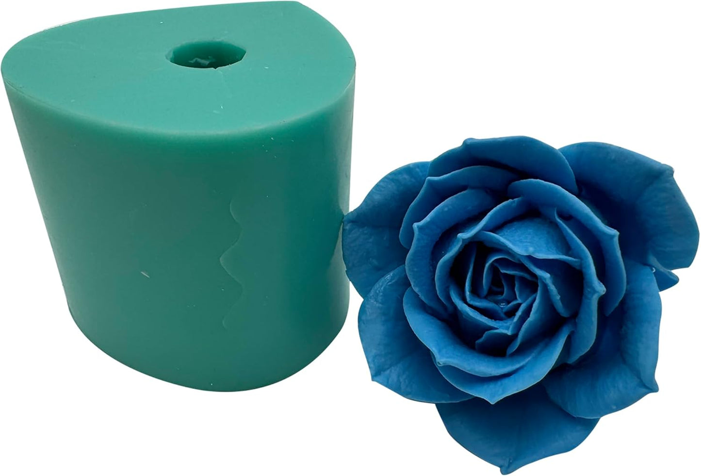 3D Rose Flower Silicone Mold for Epoxy Resin Craft Aroma Gypsum,Handcrafted Soap Candle Wax,Decorated Chocolate Cake Making