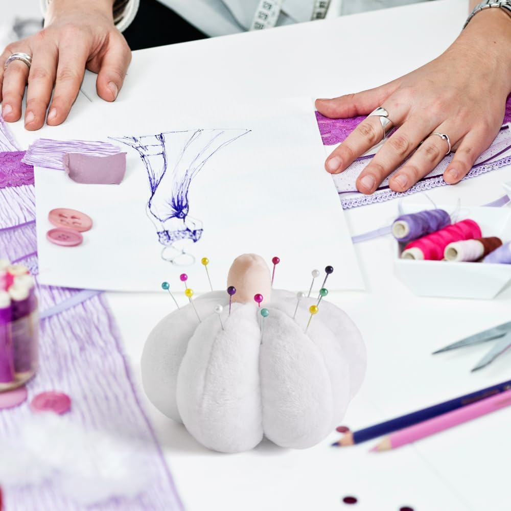 Garlic Pin Cushion,Large Pincushions,Cute Pin Cushions Needle Holders for Sewing Quilting Accessory, DIY Crafts or Patchwork Decor