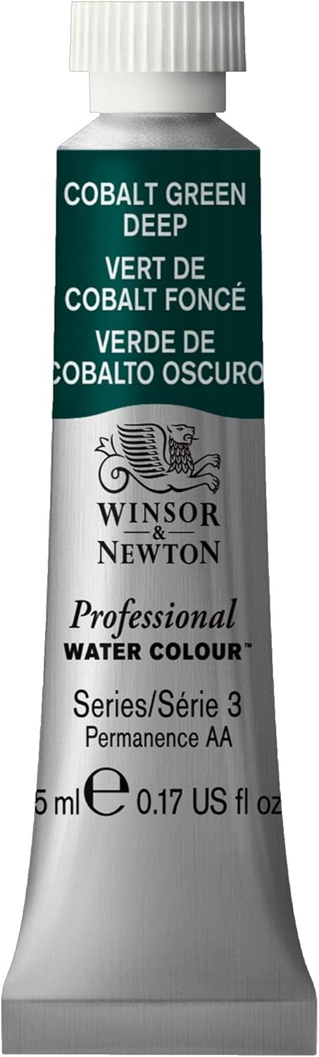 Winsor & Newton Professional Water Colour Paint, 0.17-oz Tube, Cobalt Green Deep