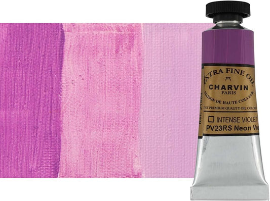 Charvin Extra Fine Oil Paint, Intense Violet 20 mL - Triple-Milled, Rich Texture, Poppy Oil-Based, Light-Fast, Handmade, Archival Quality