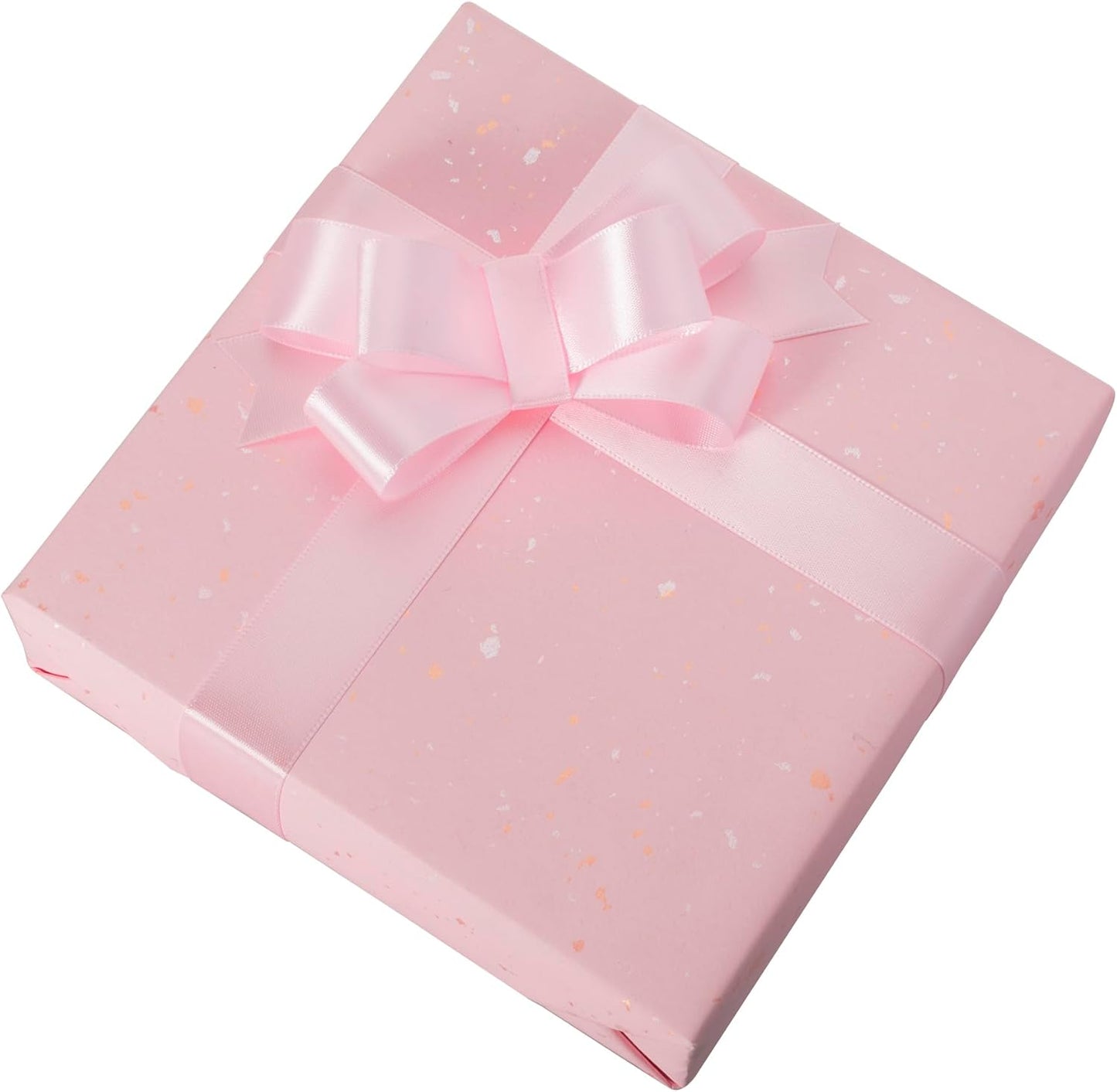 1 Inch Light Pink Ribbon, 50 Yards Craft Polyester Satin Ribbon Perfect for Gift Wrapping, Handmade Roses, Wedding Party Decorations and DIY Crafts