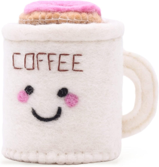 GLACIART ONE Sewing Pin Cushion Coffee Mug | Large Size |Durable & Handmade Craft Supplies | Also for Quilting Needles, Sewing Machine Needles, Safety and T Pins