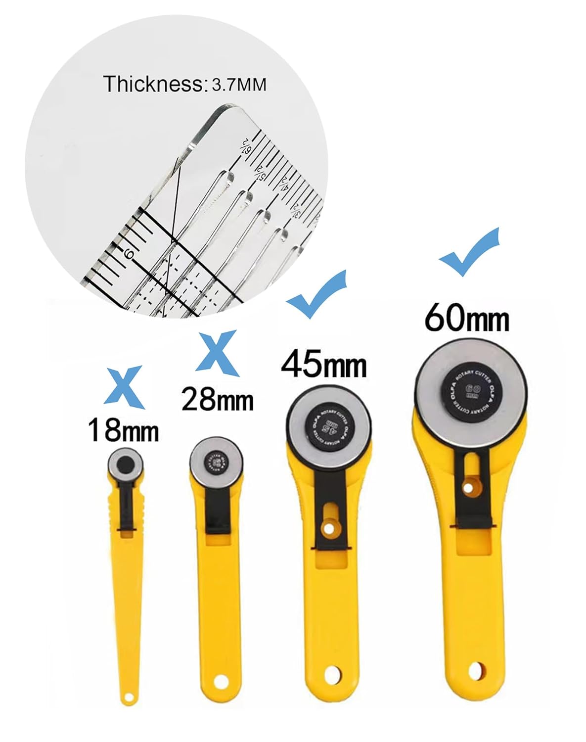 Quilting Ruler- 12.5 * 12.5" Slotted Rulers for Quilting and Sewing Quilt Strip Rulers for Fabric Precise Cutting