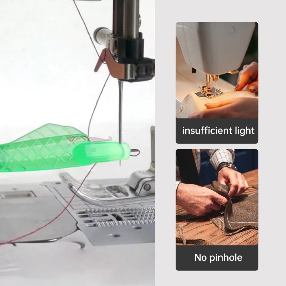 Automatic Sewing Needle Threader, Fish Type Sewing Machine Needle Threader, Simple Hand Sewing Needle Sewing Tool Set for Sewing Supplies (50 pcs)