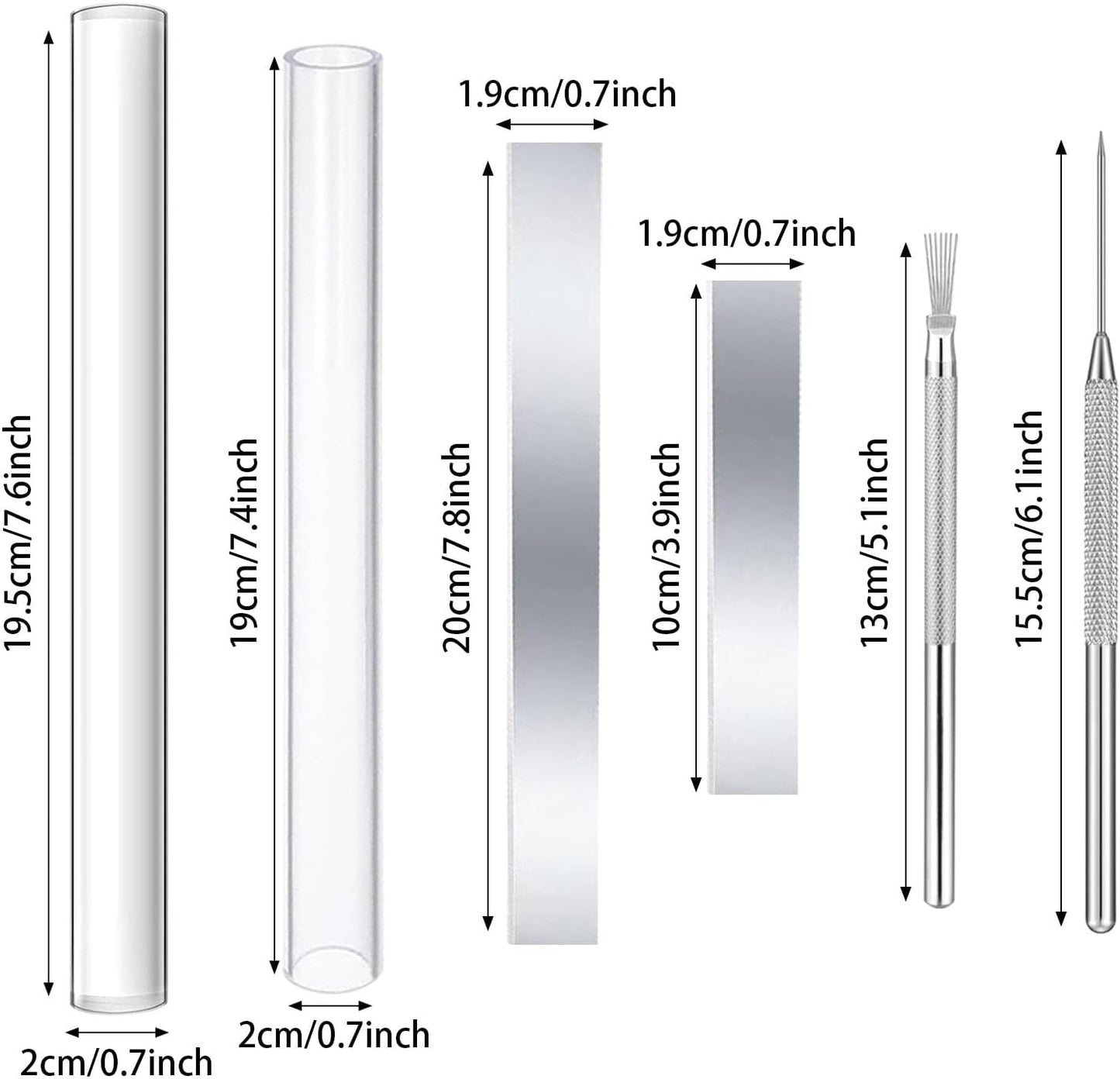 Yayatty Polymer Clay Tools, Acrylic Clay Roller, Acrylic Sheet, Rotary Cutting Mat, Round Polymer Clay Cutters with Clay Slicer Blade for Pottery and Sculpture (13 PCS)