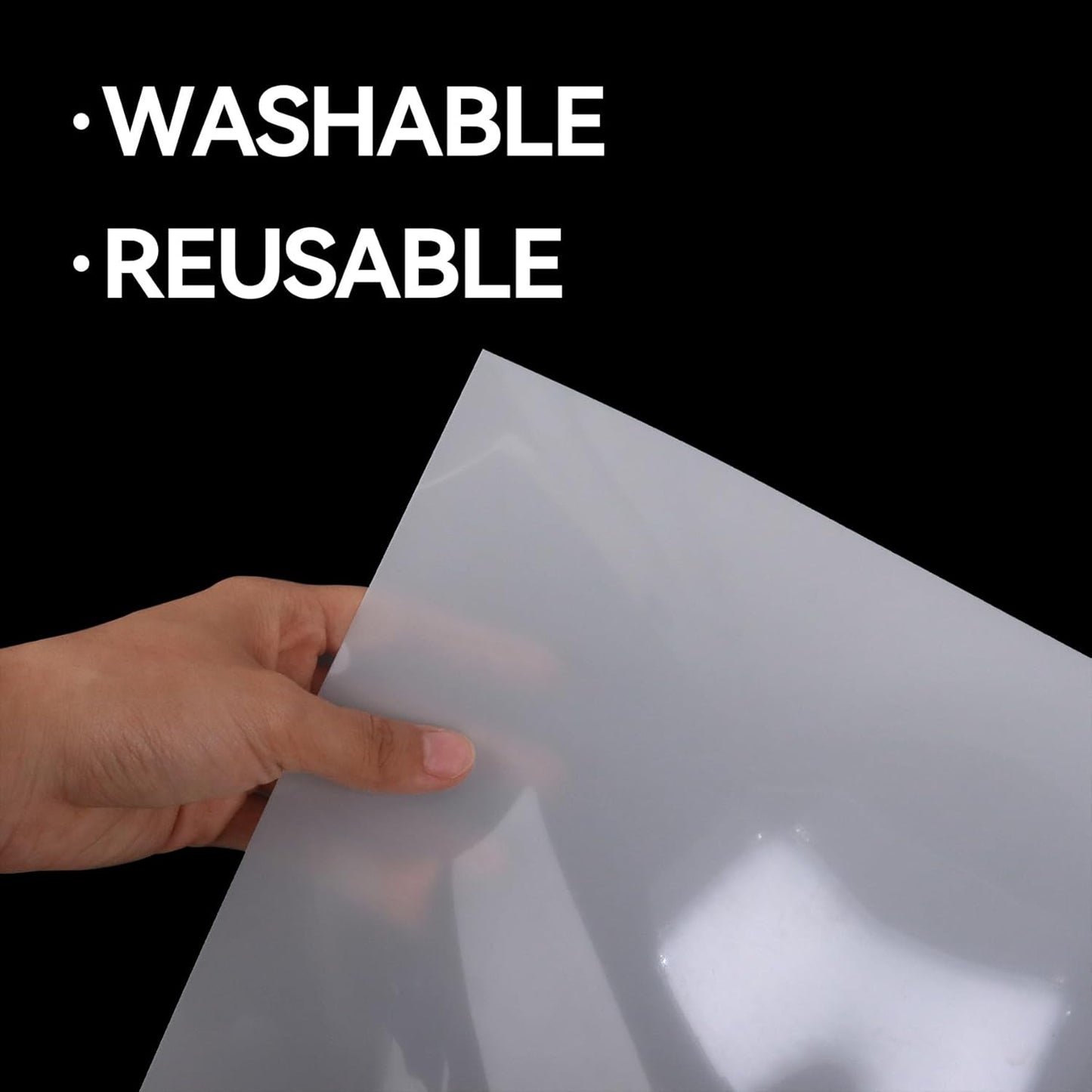 Klmnop 15 Sheets Mylar Sheet, 12 x 24 Inch/10 Mil, Milky Translucent PET Blank Stencil Sheet for Machines Cutting, Cut Tool Template Material, DIY Crafts Gift(10mil)