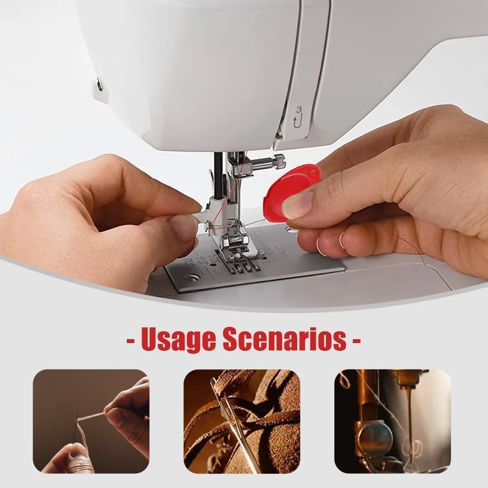 Sewing Machine Needle Threader,2024 New Plastic Needle Threaders,Simple Needle Threader Tool for Hand Sewing,Simple Quick Sewing Machine Needle Threader (Random Color) (20 PCS)