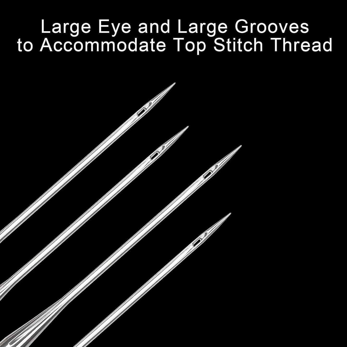 50 Pcs Sewing Machine Needles for Brother, Size 100/16 130/705H HAx1 Embroidery Machine Needles for Brother Sewing Machine (5 Pack of 10 Needles)