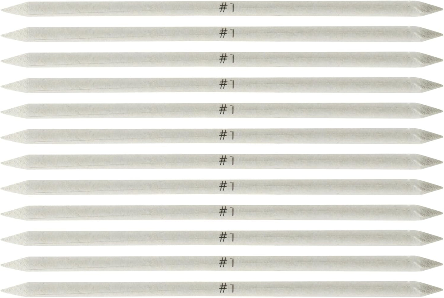 Creative Mark Blending Stumps - Solid Double-Ended Blending Stumps for Blending Charcoal, Pencils, Pastels, and More! - [Size # 1-12 Count]