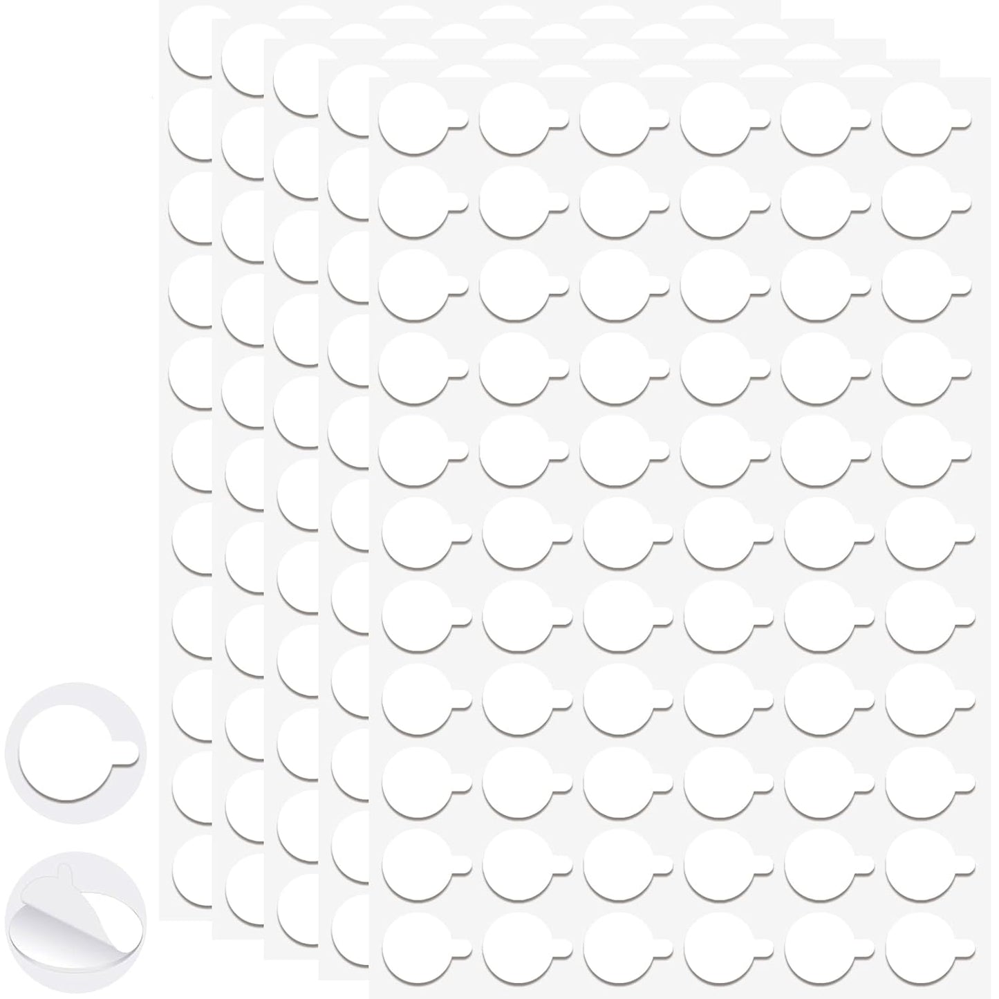 Sticky Tack Dots Easy to Peel, Clear Museum Putty Glue Gel Double Sided Mounting Sticky Tack for Action Figures Wall Hanging, Crafts, Balloons, Poster, Decorations