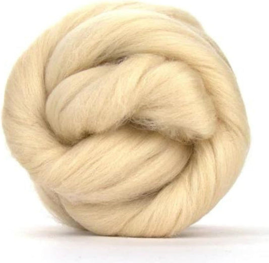 Revolution Fibers Merino Wool Roving | Premium Combed Wool Top | 22 Micron, Perfect for Felting Projects, Spinning, Wall Hangings and Tapestry (Sandstone)