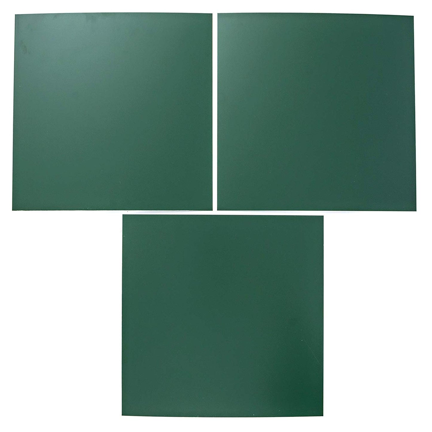 EAGLE 1: 12" x 12" 26 Gauge Sheet Metal Squares (3 Pack Per Order, Multiple Colors) Great for Arts, Crafts, DIY Home or Work Projects (6" X 6", Green)