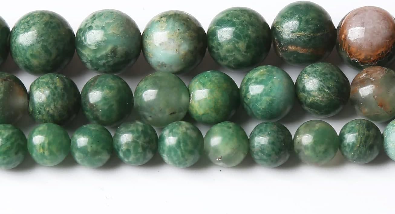48PCS 8MM Rhyosite Stone Beads Energy Healing Beads for DIY Jewelry Bracelet Necklace Making for Jewelry Making15Inch