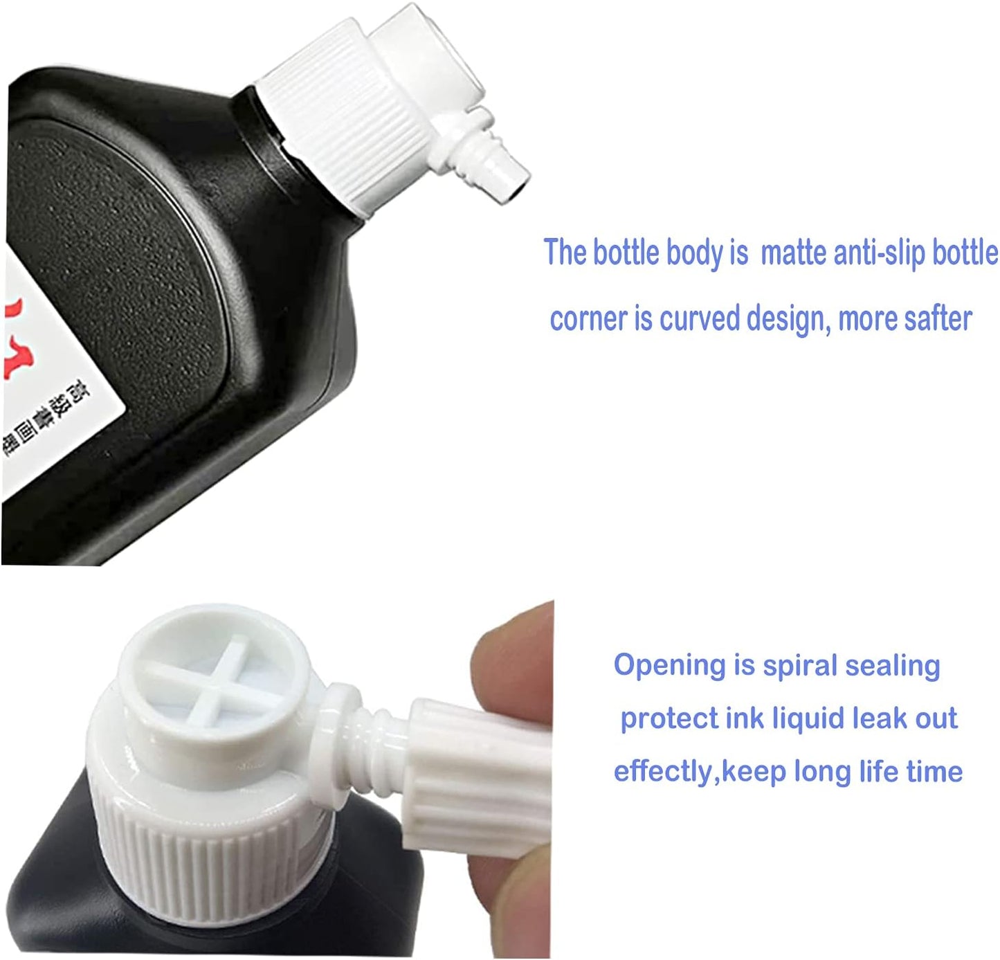 MEGREZ Chinese Calligraphy Brush Ink, Redstar Black Liquid Ink Sumi Ink for Writing & Drawing Practicing Japanese Calligraphy, Traditional Chinese Calligraphy Brush Ink, 6.35 OZ(180 ml)/Bottle