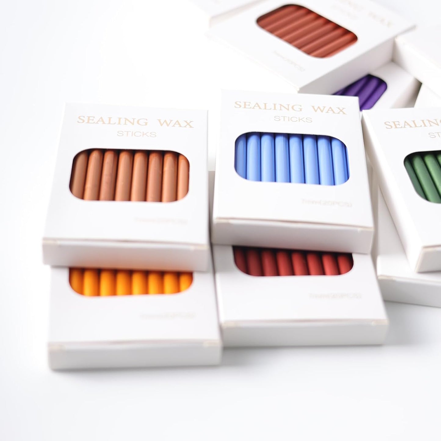 20pcs Glue Gun Wax Seal Sticks for Wedding Invitations, Envelope Letter Sealing - Black