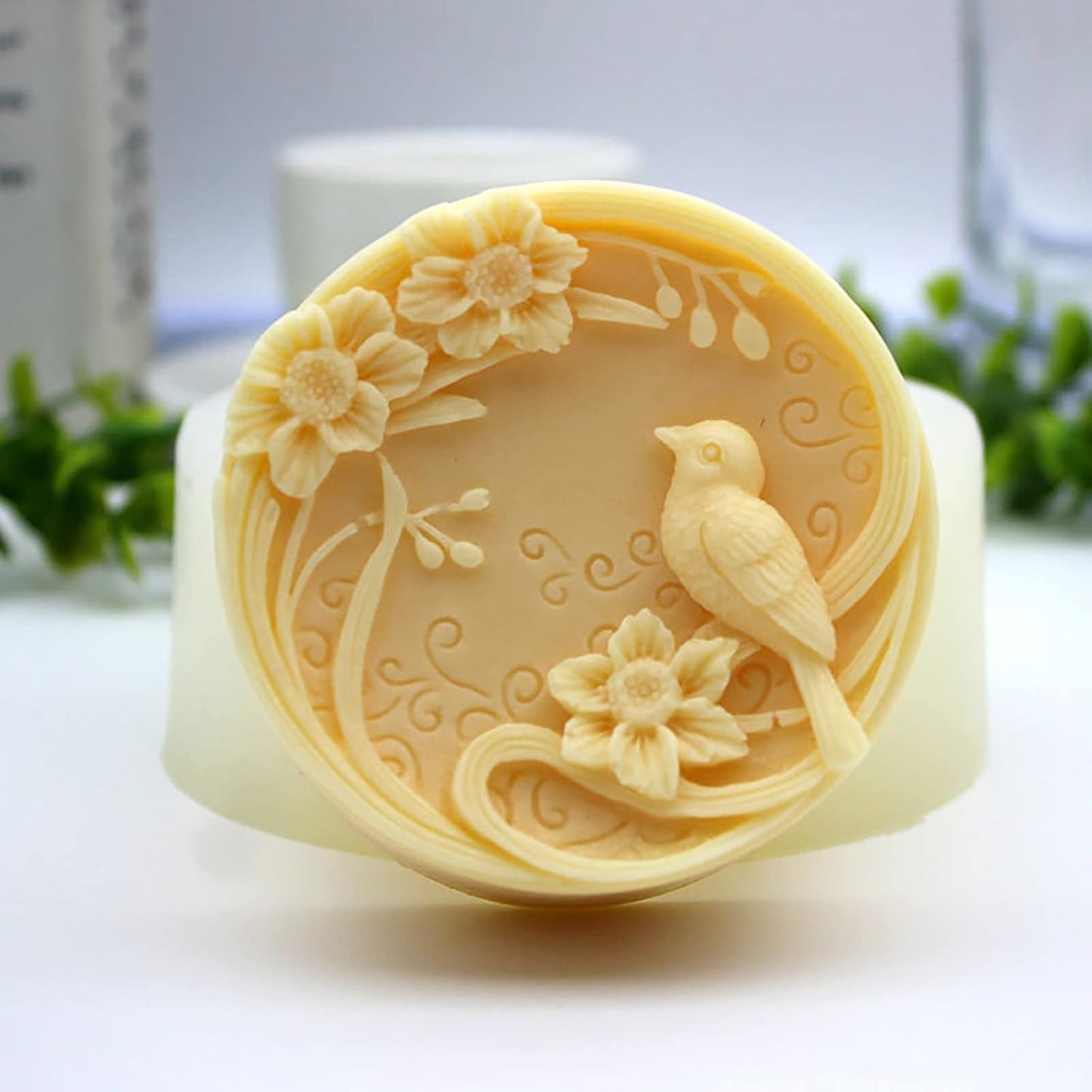 Handmade Bird Soap & Candle Mold - Silicone Ice Sculpture & Aroma Plaster Mold