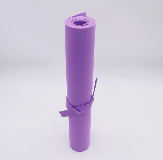 OISAKLD Light Purple EVA Foam 2mm-10mm 13.7"×39" Craft Foam Sheet 74 kg/m³ EVA Foam Cosplay for Craft Model Cosplay 2mm
