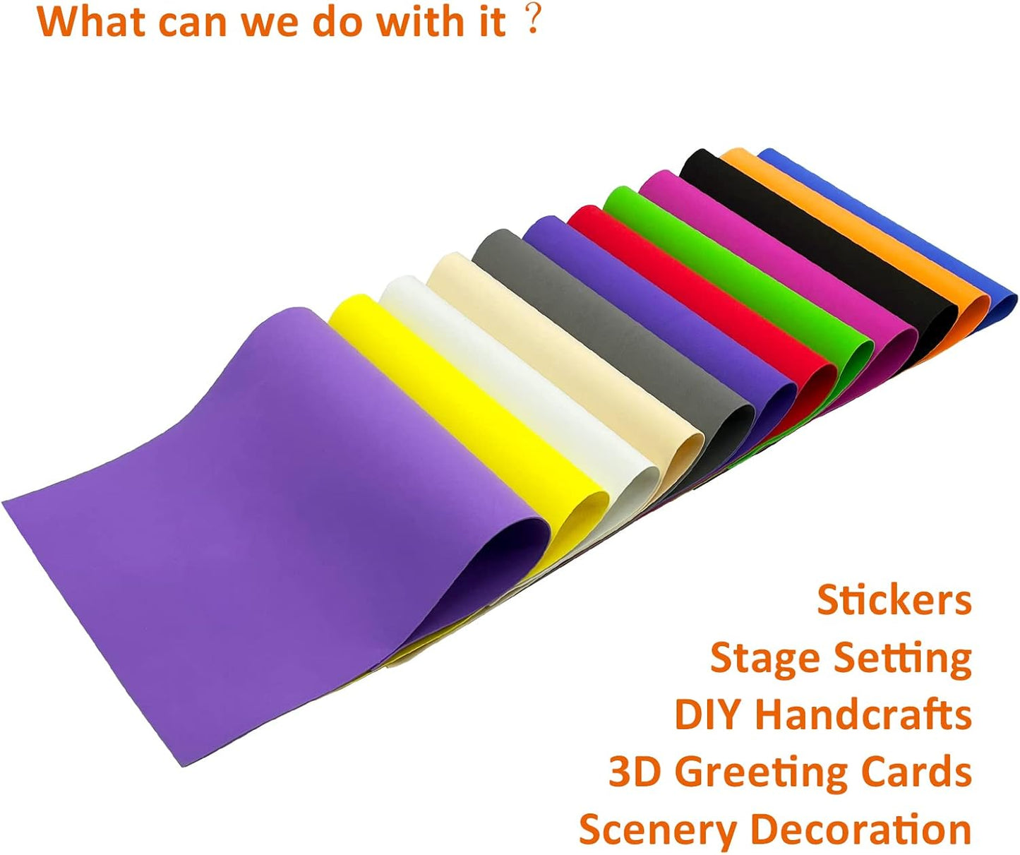 20 PCS EVA Foam Sheets DIY Handcraft Materials 1mm Thick 15.7 x 11.8 Inches Purple EVA Foam Papers for Arts and Crafts