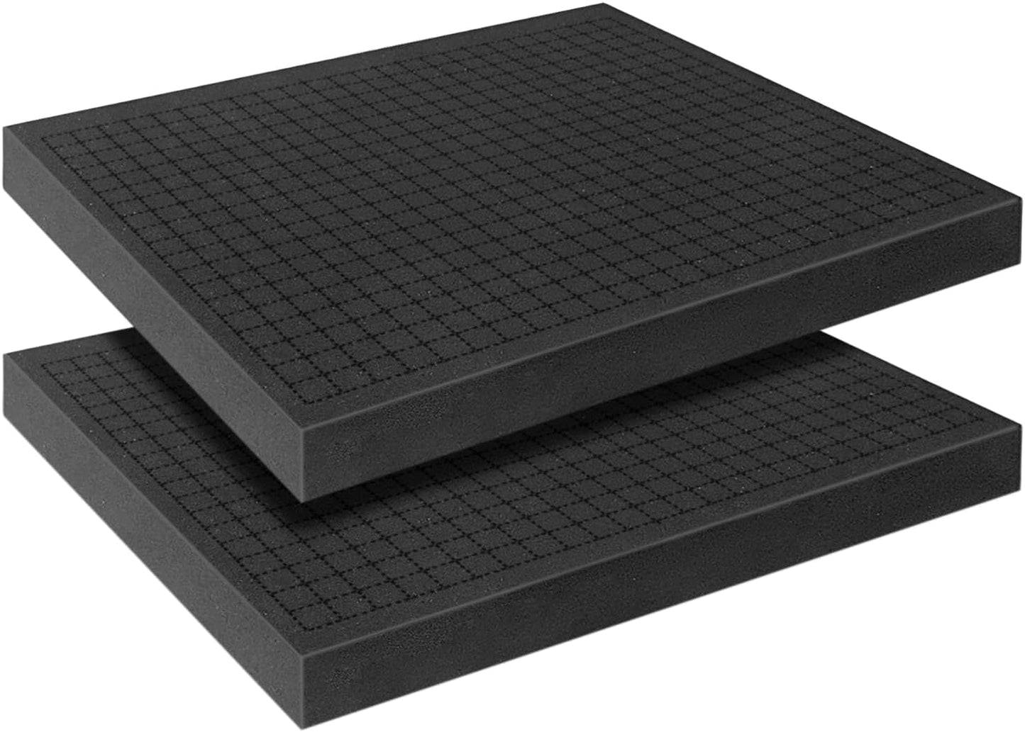 Pick and Pluck Foam Sheets, 2Pcs 16 x 12 x 1.5 Inch Pick Apart Foam Insert for Camera Storage, Crafts, Tool Box, Storage Drawer