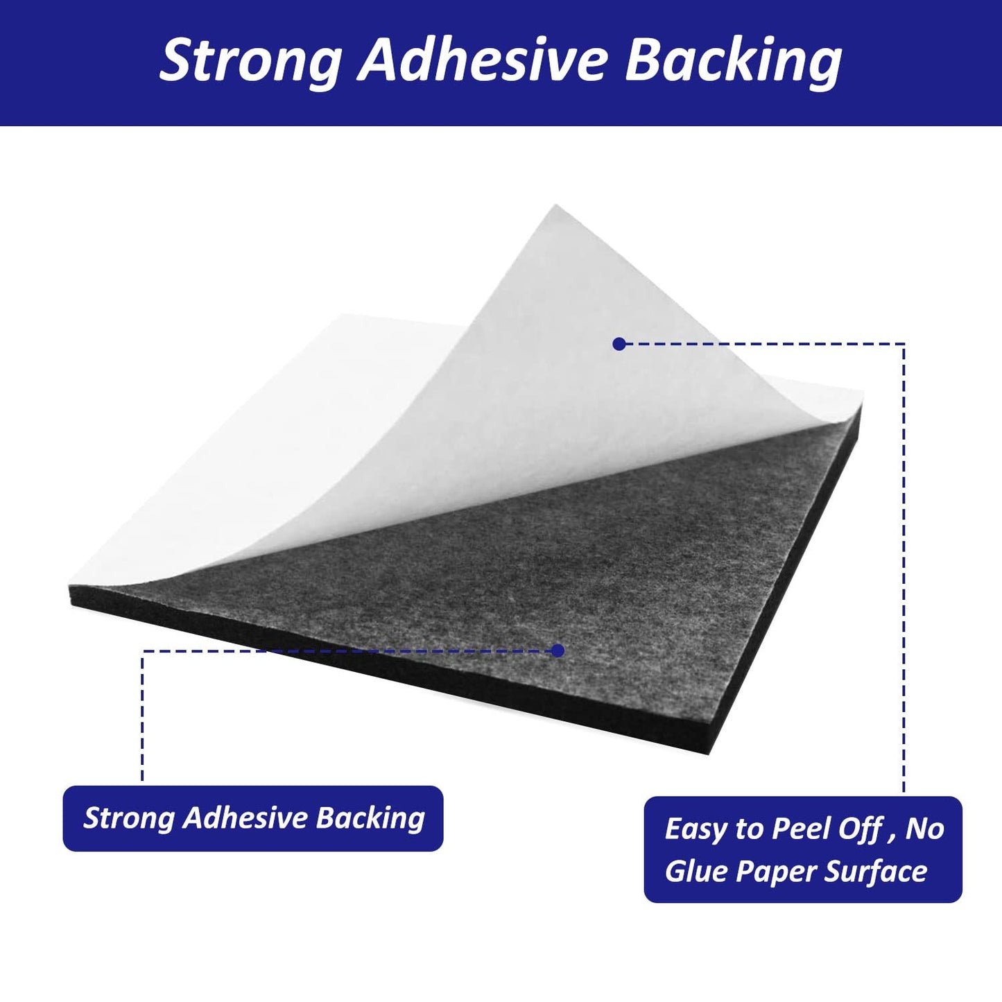 Foam Padding Sheets with Adhesive Backing - 1/4" Thick Self Stick Neoprene Insulation Foam,1/4 Inch Thick X 4 Inch Long X 4 Inch Wide (8, 1/4Inch x 4Inch x 4Inch)