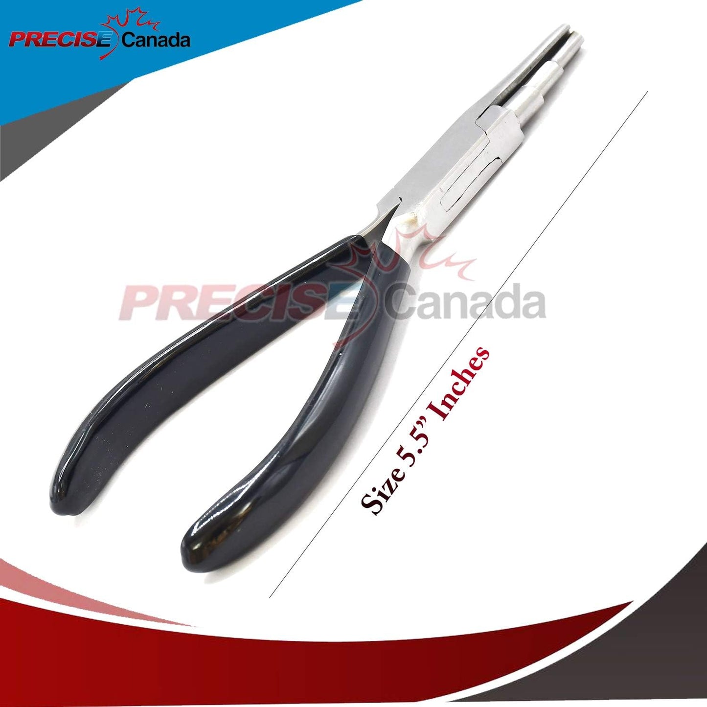 Concave and Round Nose 3-Step Wire Looping Jewelry Pliers