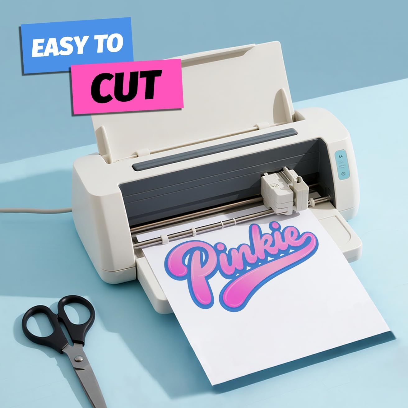 Lovein-Pinkie Heat Transfer Paper for Laser & Inkjet Printer (10 Sheets 8.5x11", Dark Plus) Printable Iron on Transfer Paper for Dark Fabric, Printable Heat Transfer Vinyl for T Shirts