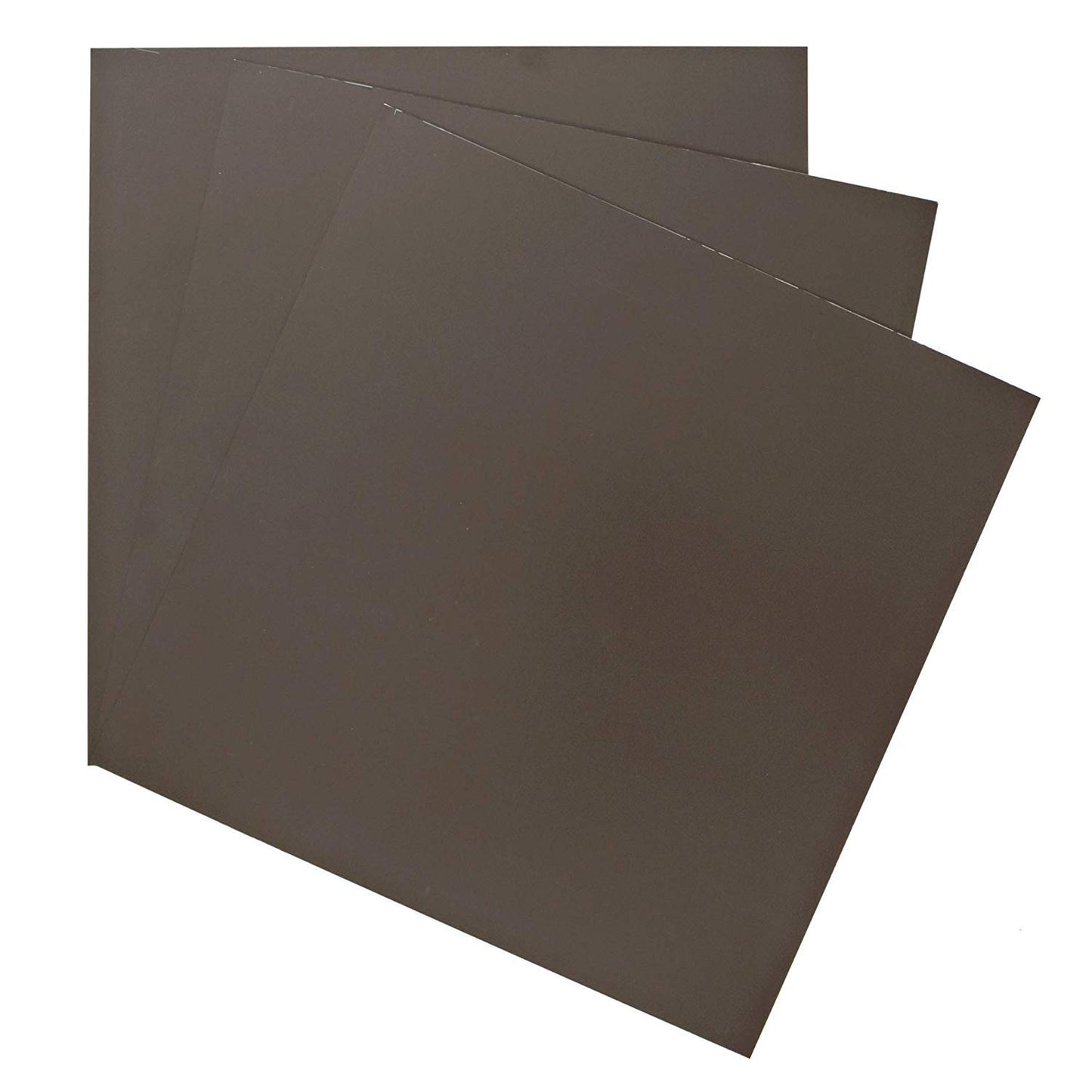 EAGLE 1: 12" x 12" 26 Gauge Sheet Metal Squares (3 Pack Per Order, Multiple Colors) Great for Arts, Crafts, DIY Home or Work Projects (6" X 6", Bronze)