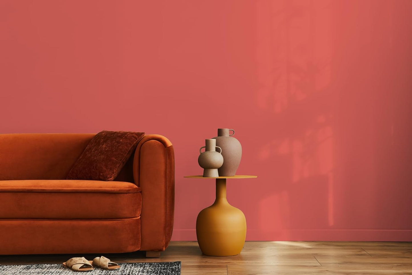 EVOLVE Paint & Primer: Environment-friendly, Low Sheen with One-coat Coverage for Interior & Exterior surfaces (Raspberry, 5-Gallon)