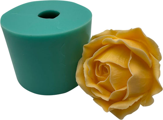 3D Rose Flower Soap Candle Wax Mold Resin Epoxy Decorated Craft Silicone Molds Chocolate Mousse Cake Mould