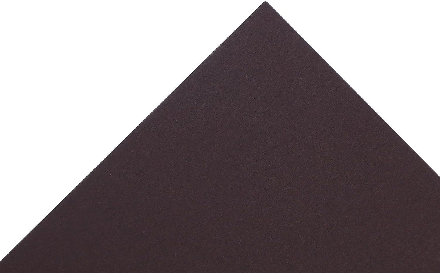 PA Paper Accents Stash Builder Cardstock 8.5" x 11" Chocolate Brown, 65lb colored cardstock paper for card making, scrapbooking, printing, quilling and crafts, 25 piece pack
