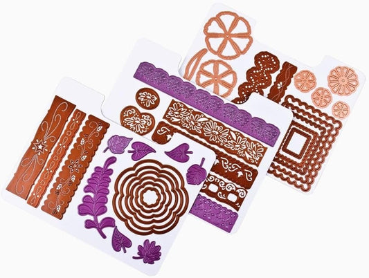 ArtBin 6979AA Magnetic Die Sheet Set 9-Pack, Die Organizers, Magnetic Organizer Sheets, 3 Sheets [2-Pack], White