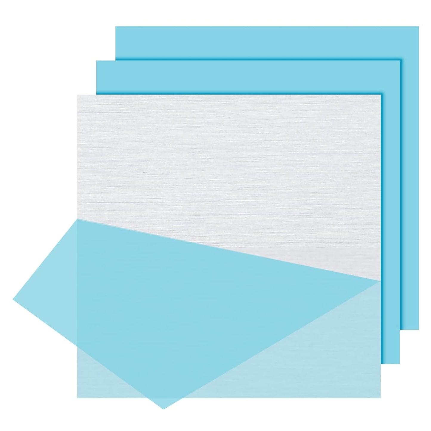 PATIKIL 6061 T651 Aluminum Sheet Metal 4 x 4 x 1/8(0.125") Inch 3Pcs Flat Plain Aluminum Plate Covered Stock with Protective Film, Heat Rectangle 3MM for Lndustry Crafting