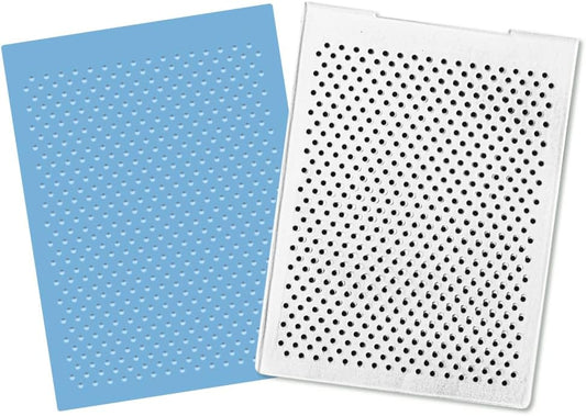 3-D Textured Impressions Dots Embossing Folder, Background Plastic Embossing Folder Template for Card Making Scrapbooking Paper Craft Album Stamps DIY Décor
