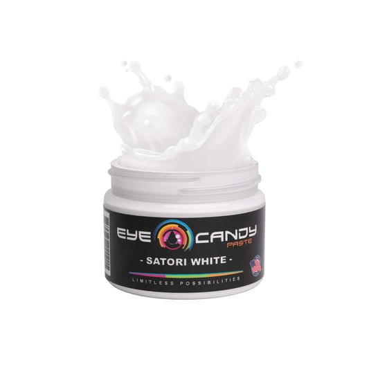 Eye Candy White Resin Pigment Paste Satori White (3 oz) | Create Cells and Lacing | Epoxy, Resin Art Paste | Opaque Tint | Highly Pigmented