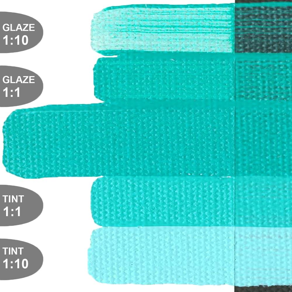 OPEN Slow-Drying Acrylics by GOLDEN, Teal, 2 fl oz. tube, Professional Acrylic Paint, Opaque