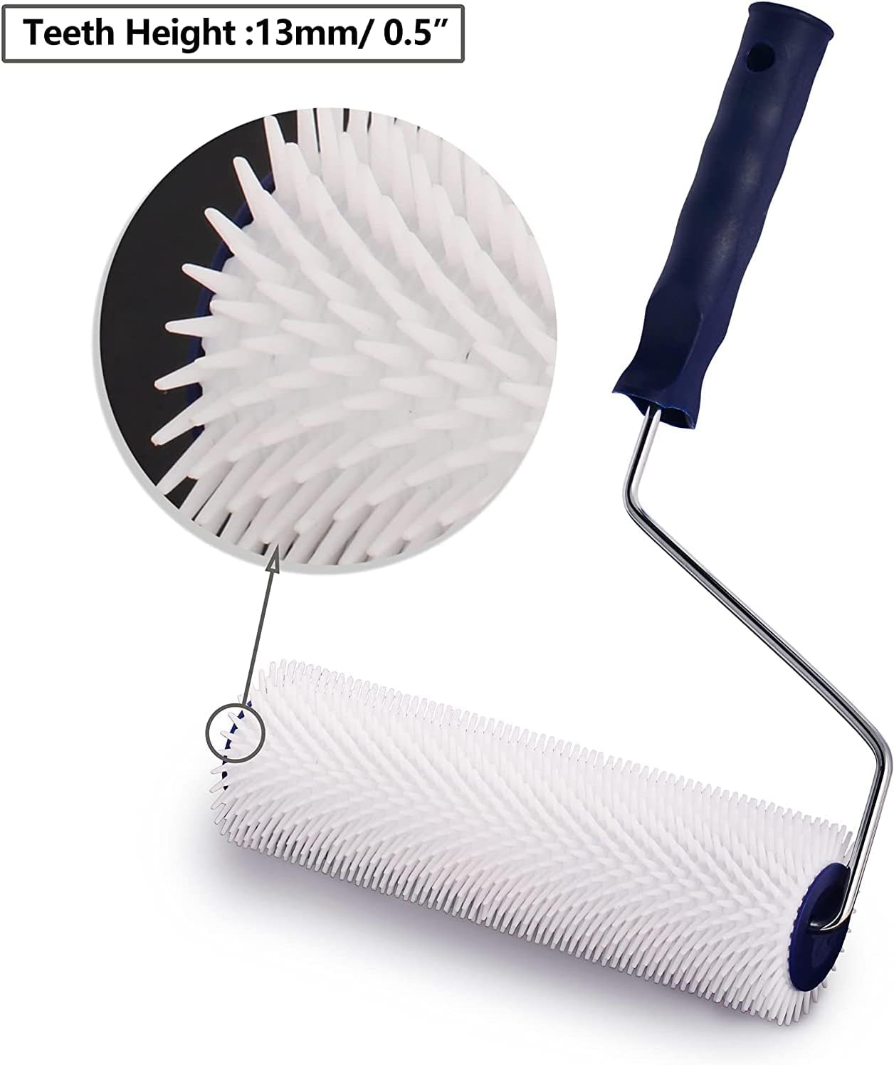 BTMB 23cm/9'' Aeration Latex Floor Self Leveling Screed Spiked Roller