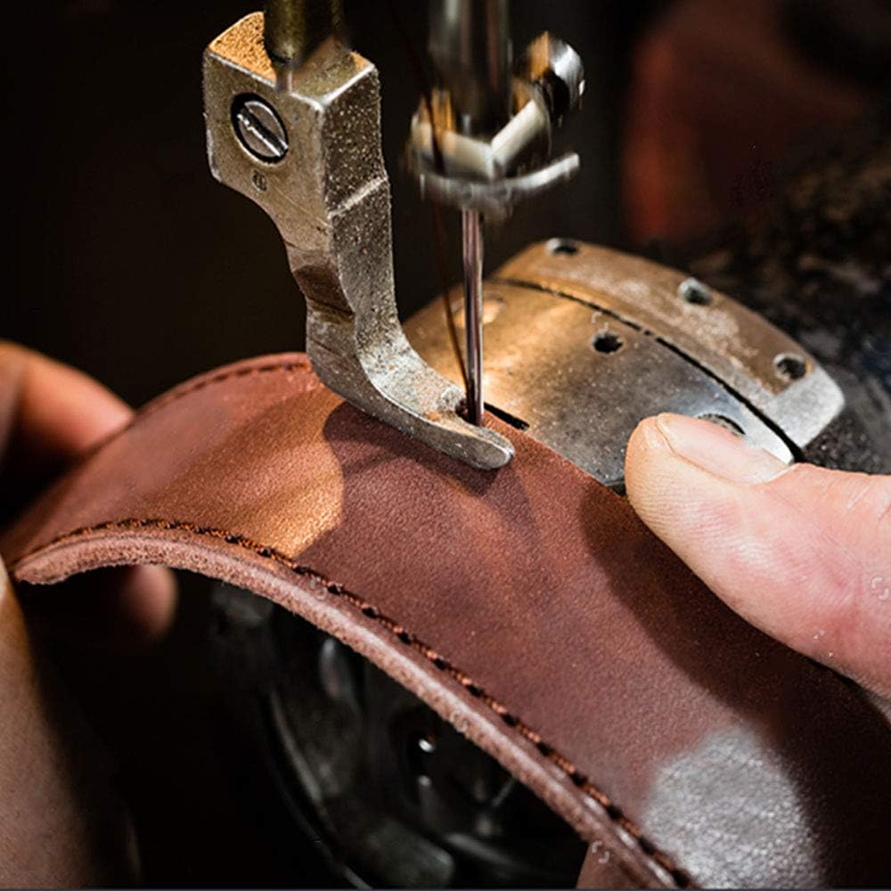 284 Yards Waxed Thread, 210D Heavy Duty Upholstery Wax Thread for Leather Sewing,0.8mm Flat Waxed Linen Cord for Bookbinding/Shoe Repairing/Leather Projects