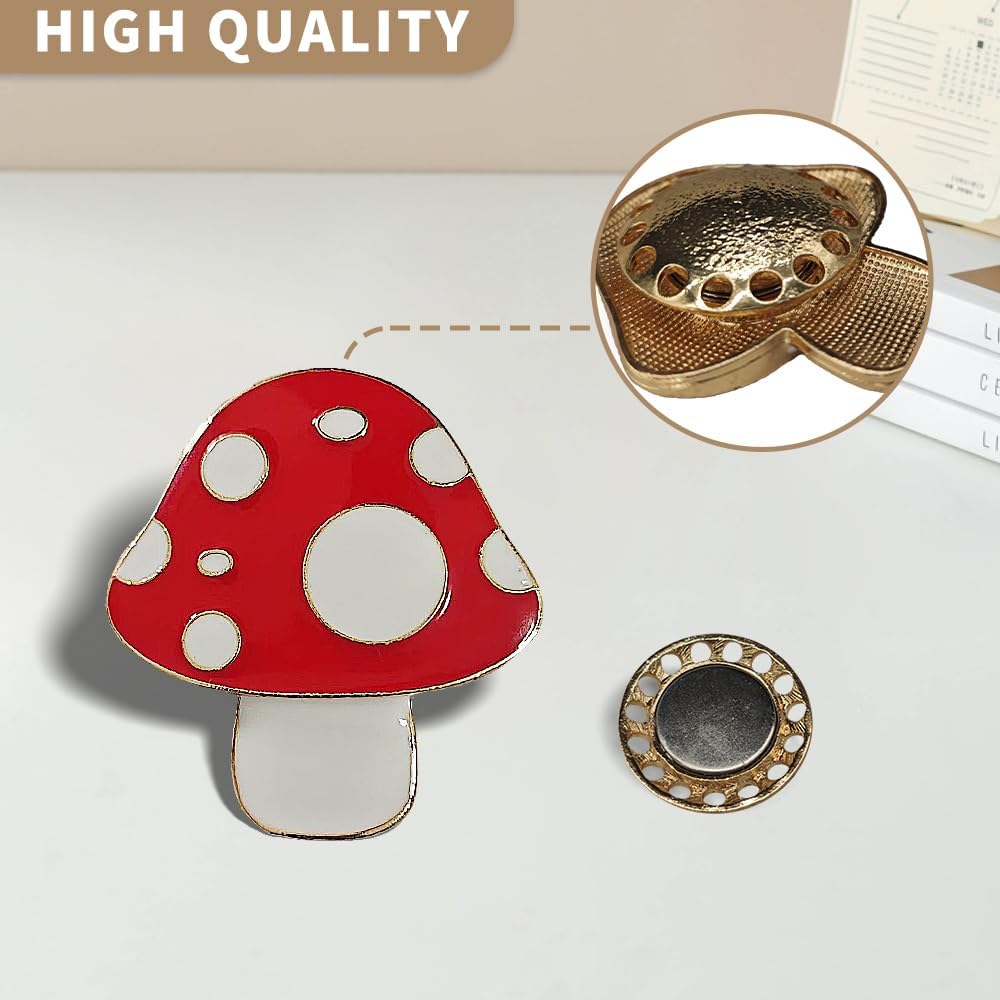 Needle Minder Magnet, Magnetic Needle Minder, Needle Minders Magnetic Cross Stitch Accessories, Magnetic Needle Holder, Life Tree, Butterfly, Cats, Owl, Heart (Mushroom)