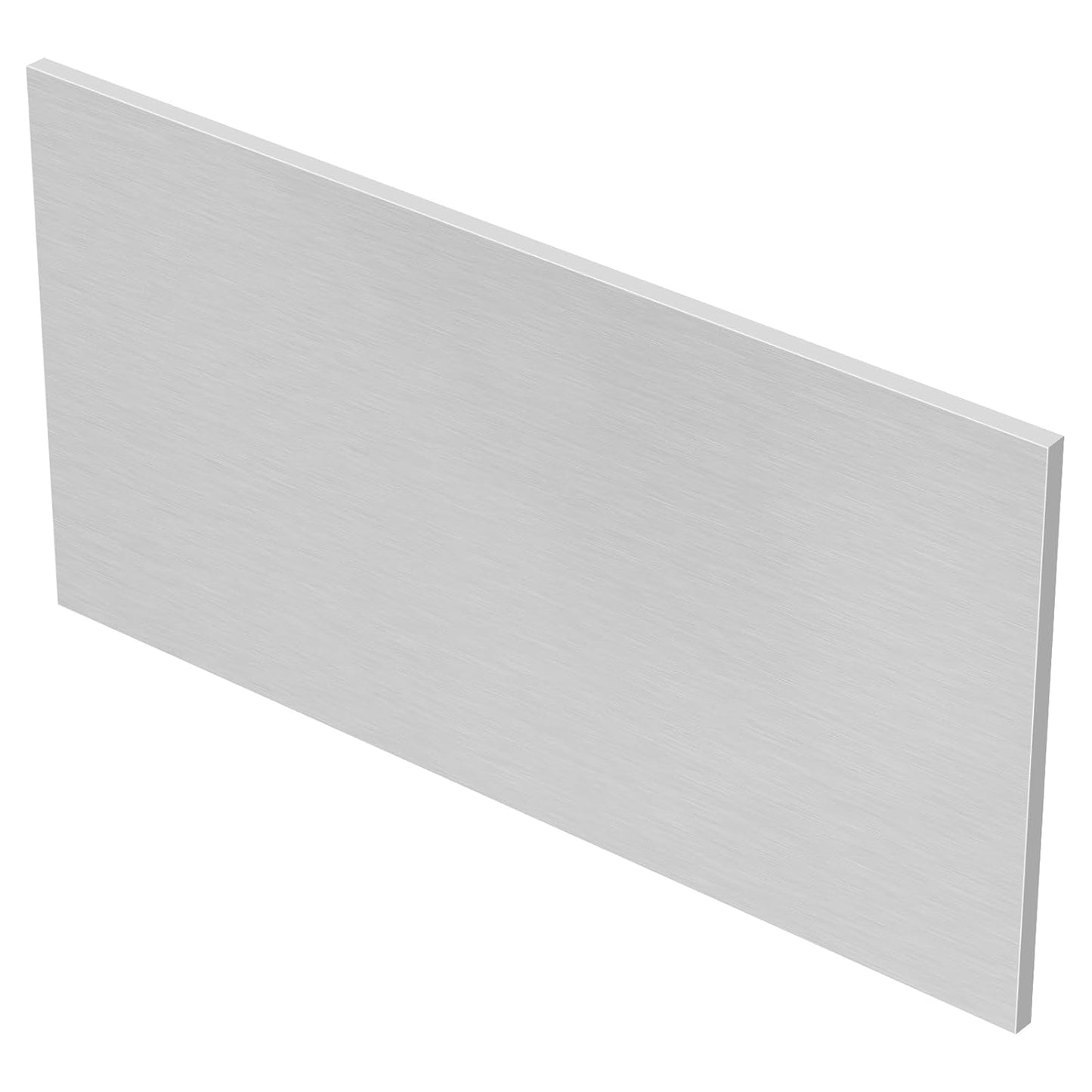 6061 T651 Aluminum Sheet Metal 6 x 12 x 1/4 Inch Flat Plain Aluminum Plate Covered with Protective Film, Heat Treatable Rectangle 6MM Thick Aluminum Metal Plate for Industrial