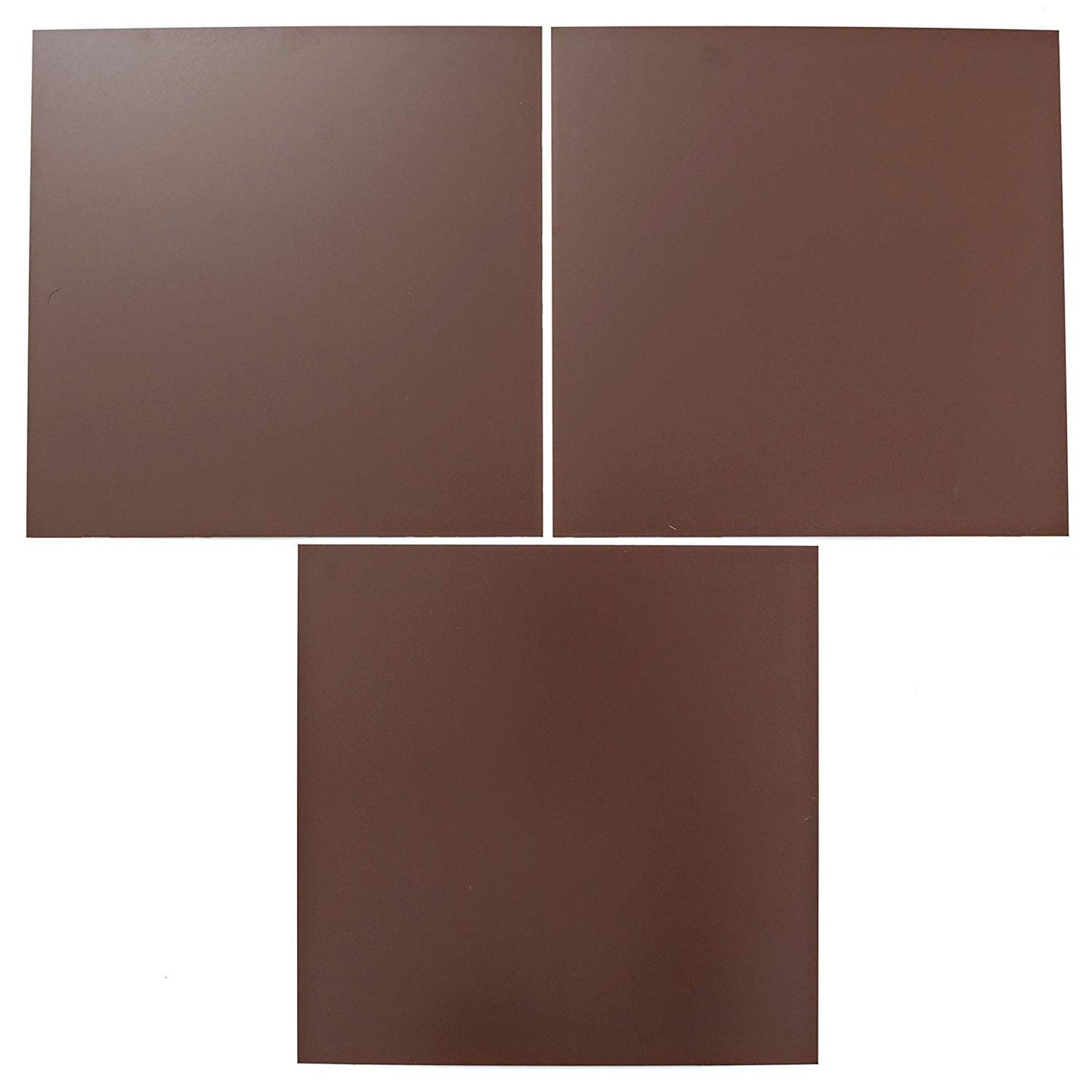 EAGLE 1: 12" x 12" 26 Gauge Sheet Metal Squares (3 Pack Per Order, Multiple Colors) Great for Arts, Crafts, DIY Home or Work Projects (18" X 18", Brown)