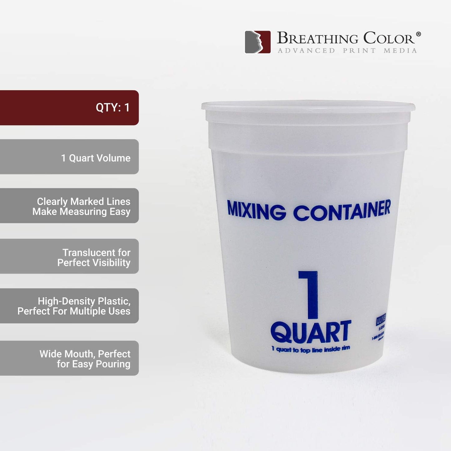 Breathing Color Timeless Archival Print Varnish - 1 Quart, Glossy Finish, Best Canvas Coating, Certified Archival Quality, Includes Foam Roller, Mixing Cups, and Gloves